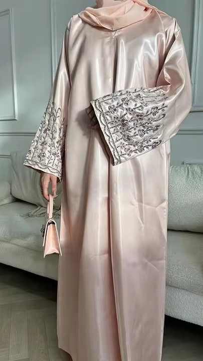 Sarah Handwork Abaya with Luxury Hijab Set main image 0