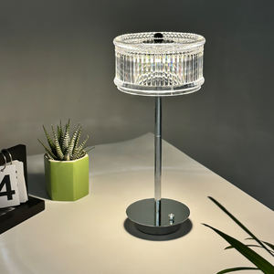 New Design Standing Living Room Luxury K9 Crystal Table Lamp Table Light Hotel Bedroom Led <b>Desk</b> Table Lamp - Product Image 3