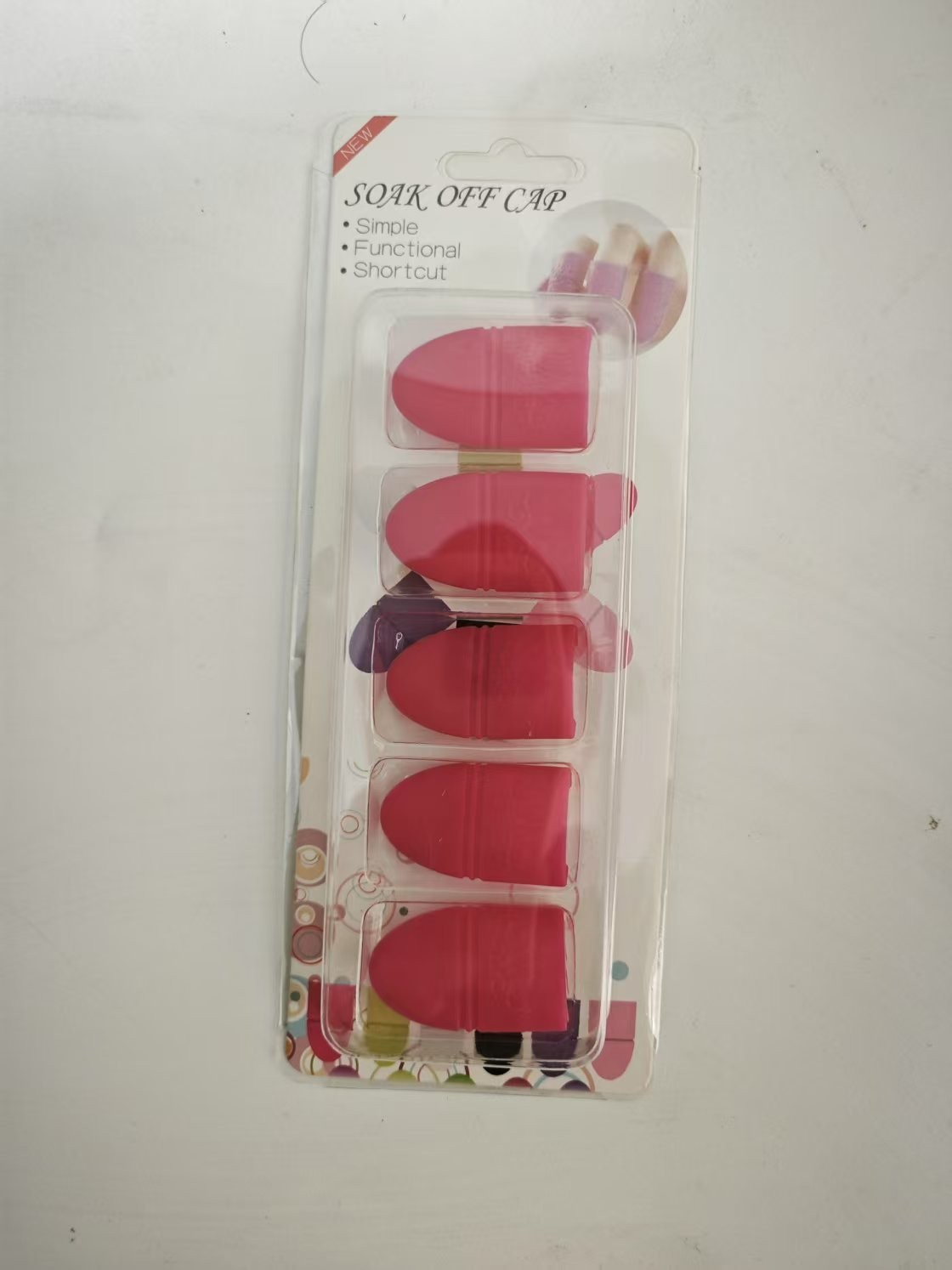 Ensemble de protection en silicone - motif relief - rouge rosé