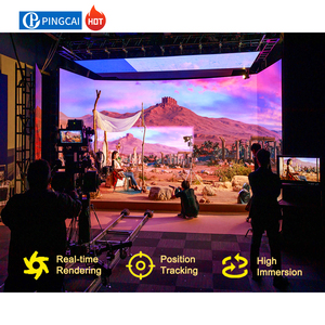 Quay phim tường 3D nhập vai màn hình cong <span class=keywords><strong>LED</strong></span> <span class=keywords><strong>Video</strong></span> tường HD <span class=keywords><strong>LED</strong></span> hiển thị 7680Hz Đen <span class=keywords><strong>Led</strong></span> vfx VR VP XR ảo sản xuất Studio - Product Image 4