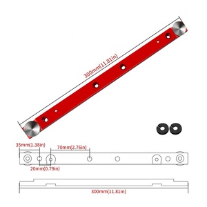 Aluminum Mitre <strong>T</strong>-<strong>Bar</strong> Woodworking <strong>T</strong>-Tracks <strong>T</strong>-Slot <strong>T</strong>-Slider Nut Sliding Table Saw Miter Gauge Fixing Rod Workbench DIY <strong>Tools</strong> OEM - Product Image 4