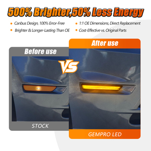 ผู้จัดจำหน่ายไฟเลี้ยวข้างรถยนต์แบบ LED สำหรับ Ford <span class=keywords><strong>Mustang</strong></span> 2010-2014 ชุดไฟส่องสว่างกันชนหน้า-หลัง - Product Image 4
