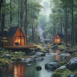 CE 20 Villa Modular Portátil de Lujo Moderna de 40 pies, Duradera y Desmontable, para Resort, Hotel, Camping con Techo - Product Image 3