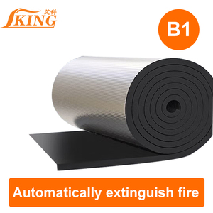 FIRSTFLEX Gummischaum-Isolier rolle Schall dichte Wärme dämm platte Feuer beständiges Material für Gebäude böden und Decken - Product Image 3