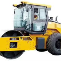 Compacteur de sol à tambour vibrant simple de 12 tonnes SR12-B6 pour la construction routière