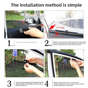 Màn che nắng tự động thu vào cho ô tô, rèm cửa kính di động - Product Image 4