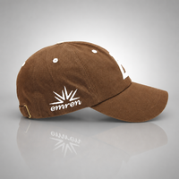 Casquette de baseball personnalisée en toile 100% coton, style vintage sportif, broderie 3D, 6 panneaux, pour l'extérieur, le golf et le tennis