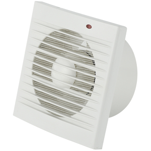 Ventilador de Techo de Plástico Blanco de 4, 5, 6 y 8 Pulgadas para Baño, Extractor de Aire para Baño - Product Image 1