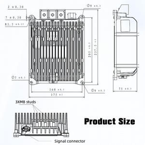 Tianpower 방수 충격 방지 <span class=keywords><strong>DC</strong></span>-<span class=keywords><strong>DC</strong></span> 컨버터 2500W 48V에서 12V로 변환 고출력 <span class=keywords><strong>DC</strong></span>-<span class=keywords><strong>DC</strong></span> 컨버터 - Product Image 5