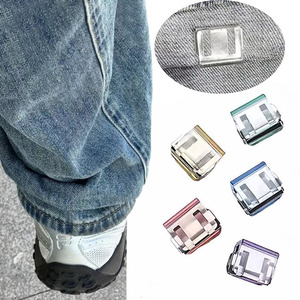 Transparent Push Up Clips For Trousers Pants Leg Clamp Anti Rolling Fastener Sliding Clip Household Daily Necessities - Product Image 2