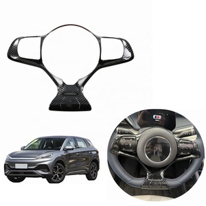 Cubiertas Decorativas para Volante de Fibra de Carbono WZXD, Accesorios para Automóviles BYD ATTO 3 YUAN 2022 2023 - Product Image 1