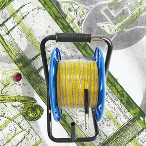 0-50m ABS 브래킷 ABS 자 휴대용 미터 테이프 수위 게이지 깊이 표시기 0.03% 정확도 - Product Image 3