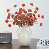 Fleurs Artificielles en Gros pour Décoration Intérieure – Boules de Pissenlit à 5 Têtes, Feuillage, Fleurs en Soie pour Arrangements et Décoration de Mariage