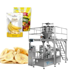 Muz cips patates cipsi paketleme makinesi paketleme makinesi için otomatik cips doypack ayakta duran torba