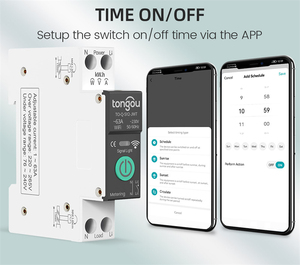 Cầu dao thông minh WiFi TUYA 63A năm 2025, bảo vệ quá dòng, thiếu điện áp, tích hợp đo công suất - Product Image 6