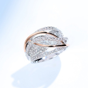 Anello dal Design a Linea Intrecciata, Elegante Anello da Dito per Donne - Product Image 2
