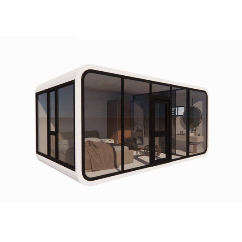 Apple Cabin Apple Office Pod Customized Prefab Cabins Modular Container Home Folding Tiny Capsule House - Image 2