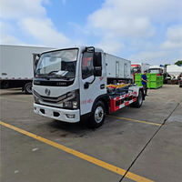 Camion de transfert de déchets municipal détachable Cheng Liwei 4x2 avec bras de ramassage à crochet et bras droit, pour la collecte des déchets