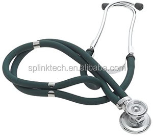 Estetoscopio de doble cabeza de doble cara médico multifuncional para adultos, estetoscopio de doble tubo de aleación de zinc - Product Image 1