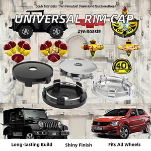 Großhandel 60 mm Durchmesser Universeller Konvexer Radnabendeckel, 56,5 mm Modifizierte Automobil-Felgenkappe mit Polierter ABS-Oberfläche - Product Image 2