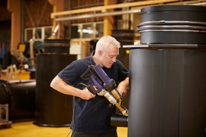 Cho EX2 Booster New <span class=keywords><strong>HDPE</strong></span> đùn màng Đất máy hàn 3000 Wát 230V cho tấm nhựa hàn - Product Image 5