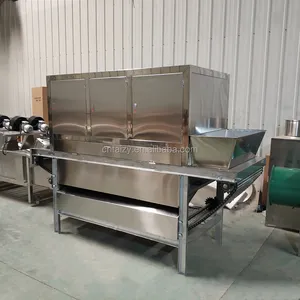 400kg zincir tip sarımsak soyucu ticari kırmızı soğan cilt soyucu soyma makinesi