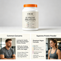 Bubuk Whey Protein Isolat Label Pribadi OEM 2.03 LB 921g Suplemen Diet untuk Pertumbuhan Otot untuk Dewasa