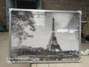 Cadres photo en plastique avec images de monuments de Paris et de Tokyo, cadre d'affiche, décoration murale, style classique, couleurs personnalisables - Product Image 6