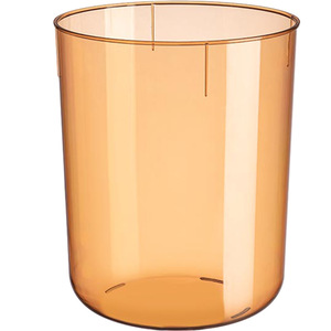 Cubo de Basura Transparente Cilíndrico para Interiores, Tamaño Grande, para Hogar, Oficina, Dormitorio, Sala de Estar - Product Image 4