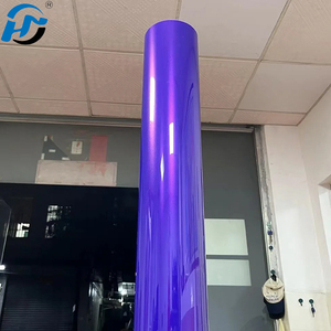 Venta al por mayor PET TPU Cast Polymeric HD Aurora Explode Purple Car Wrap Vinilo 1.52X1 8M/5X60FT Tamaño de rollo completo Directo de fábrica - Product Image 4