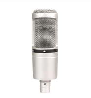 Ensemble de microphone à condensateur AT-2020 et de pied articulé pour la diffusion en direct professionnelle, les concerts et les studios