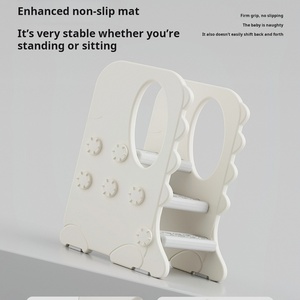Taburete Infantil con Diseño de <span class=keywords><strong>Dinosaurio</strong></span>, Antideslizante, con Asa, para Baño, Cocina y Entrenamiento para Ir al Baño - Product Image 4