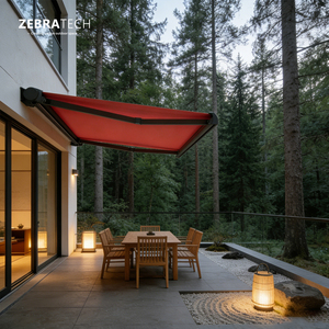 Toldo Retráctil de Aluminio de 6m con Diseño Moderno, Operación Motorizada, Certificado CE GREEN GUARD, para Terrazas Residenciales de Lujo - Product Image 1