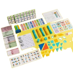 Deli 74301 Caja <span class=keywords><strong>de</strong></span> ayuda para el aprendizaje Primer grado Idioma Matemáticas e inglés Figuras <span class=keywords><strong>de</strong></span> enseñanza Caja <span class=keywords><strong>de</strong></span> ayuda para sumar y restar - Product Image 1