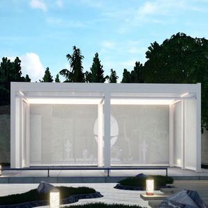 Zixin Zixin FM785 Bibo - Gazebo Moderno de Aluminio para Jardín, Villa o Balcón, Impermeable y Resistente al Sol, Tipo Solárium Sencillo - Product Image 4