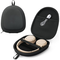 Étui de rangement rigide pour écouteurs, antichoc et léger, idéal pour les casques Bluetooth pliables supra-auriculaires – Indispensable pour les voyages