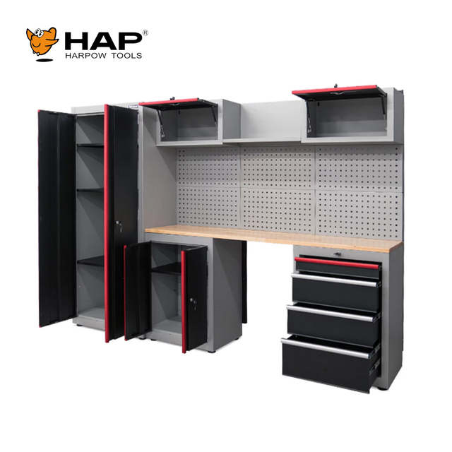 Heavy Duty Metal Workshop Garage Combination Tool Cabinet Workbench Storage System