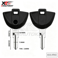 Clé vierge de moto non taillée, clés embrayables pour BMW F650 F800 HP4 S1000 R1200 K1200 K1300 F700GS S1000RR K1300R