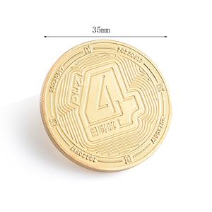 Moneda de Recuerdo Personalizada, Redonda, de Metal, Chapada en Oro, Artesanía Creativa - Product Image 6