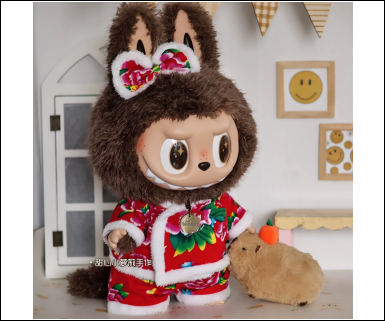 服着き✨labubu Zimomo I FOUND YOU 58cm最安出品 Wholesale POP MART 58cm ZIMOMO I FOUND YOU Clothes Labubu