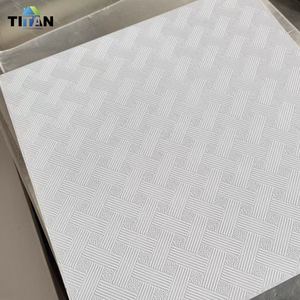 600x600 chi tiêu Trần Đen Matt thạch cao PVC nhiều lớp gạch Trần 2x2 vuông đen 603*603*8 - Product Image 5