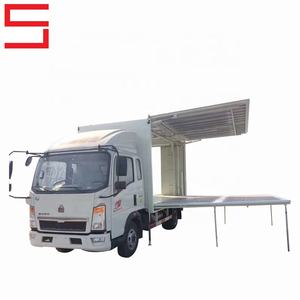 PAS CHER SINOTRUK HOWO 4X2 VAN LIGHT <span class=keywords><strong>STAGE</strong></span> TRUCK AD TRUCK - Product Image 2
