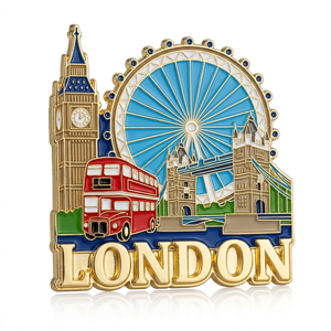Custom 3D Metal Soft Enamel Fridge Magnet Personalized Logo Refrigerator Magnets Souvenir Gifts for Tourism Promotional - Product Image 1