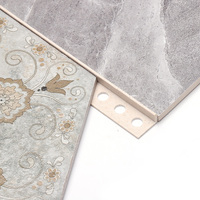 Accessoires de carrelage décoratifs muraux en WPC, style moderne personnalisé, en forme de L, étanches, pour ateliers et hôpitaux