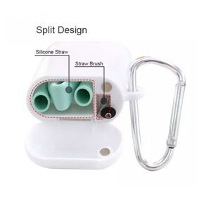 Wholesale Eco-Friendly Custom <b>Straw</b> Reusable <b>Drinking</b> <b>Straws</b> With Case Food Grade Silicone - Product Image 4
