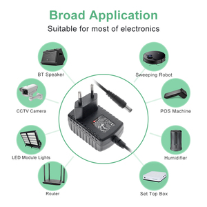 Adaptateur électrique universel ca/<span class=keywords><strong>DC</strong></span>, sortie unique <span class=keywords><strong>9v</strong></span>, <span class=keywords><strong>100ma</strong></span>, 0,1 a, 0,2 a, 2,5 a, chargeur - Product Image 4