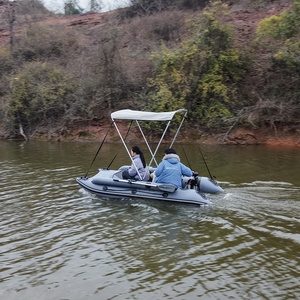 <span class=keywords><strong>Bateau</strong></span> de pêche gonflable type catamaran avec auvent, design léger et stable, fabrication OEM ODM - Product Image 4