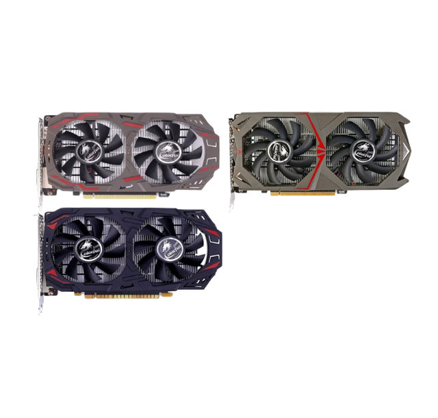 Qi Cai Hong GTX1050TI 4G Dual Fan Used Disassembled Gaming Graphics Card