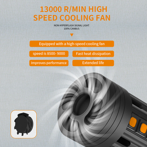 S4 không có siêu Flash 28W 2800lm bau15s 3156 7440 Fan hổ phách 1156 CANBUS không thấm nước lần lượt tín hiệu dẫn bóng đèn - Product Image 3