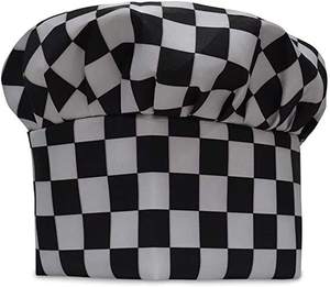 Chapeau de chef rayé personnalisé OEM BSCI de haute qualité avec passepoil, promotion en gros, chapeau de chef en polyester, chapeau de cuisine - Product Image 2